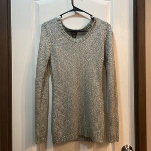 Rue21, medium, and a glittery silver sweater.